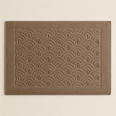 Tappeto Jacquard Tinto Capo MOON Cucina Moreali Tessile Casa 60 x 90 Tortora