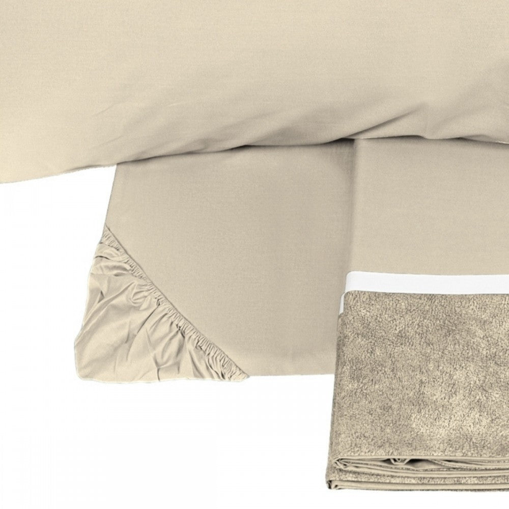 Completo Lenzuola Flanella Cotone Fazzini GALUCHAT Letto Fazzini