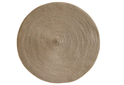 Set 4 Sottopiatti INTRECCIO Accessorio Moreali Tessile Casa Diametro 38 Sabbia