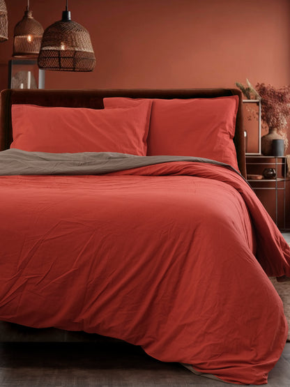 Parure Copripiumino No-Stiro DOUBLE Letto Moreali Tessile Casa