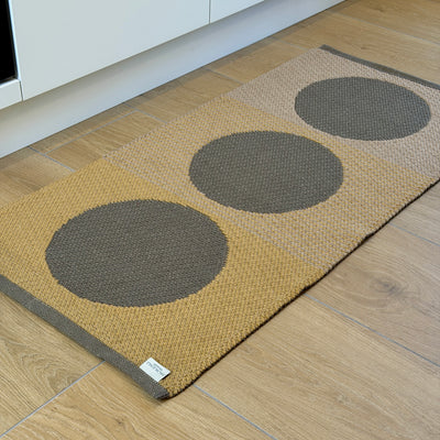 Tappeto Artigianale Jacquard Lino/Cotone POP ART Soggiorno Moreali Tessile Casa