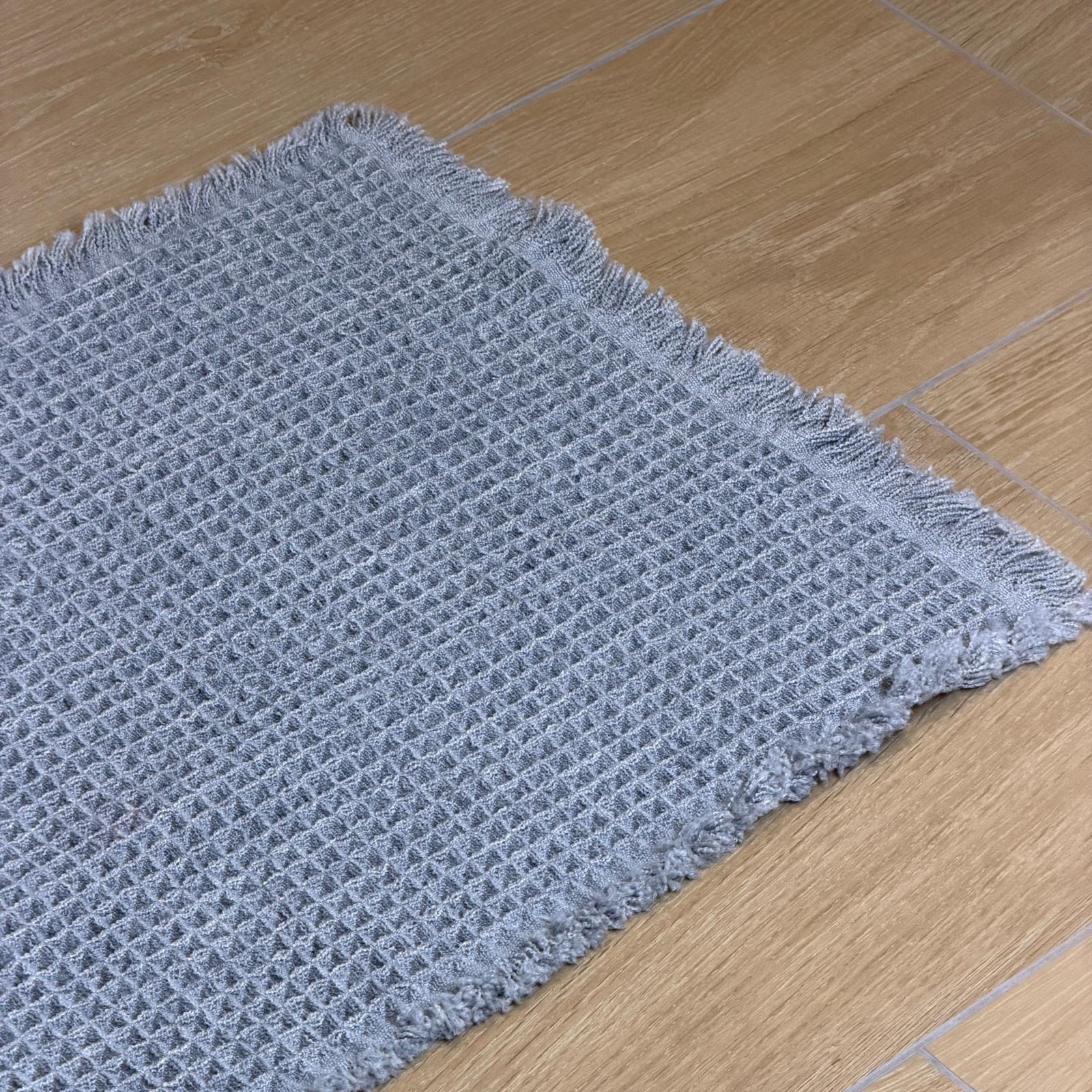 Tappeto Bagno Ape WAFFLE Bagno Moreali Tessile Casa 40 x 60 Grigio