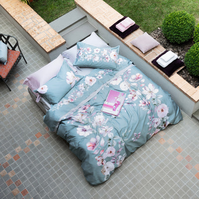 Parure Copripiumino Raso 300TC CHARLOTTE Letto Galizzi