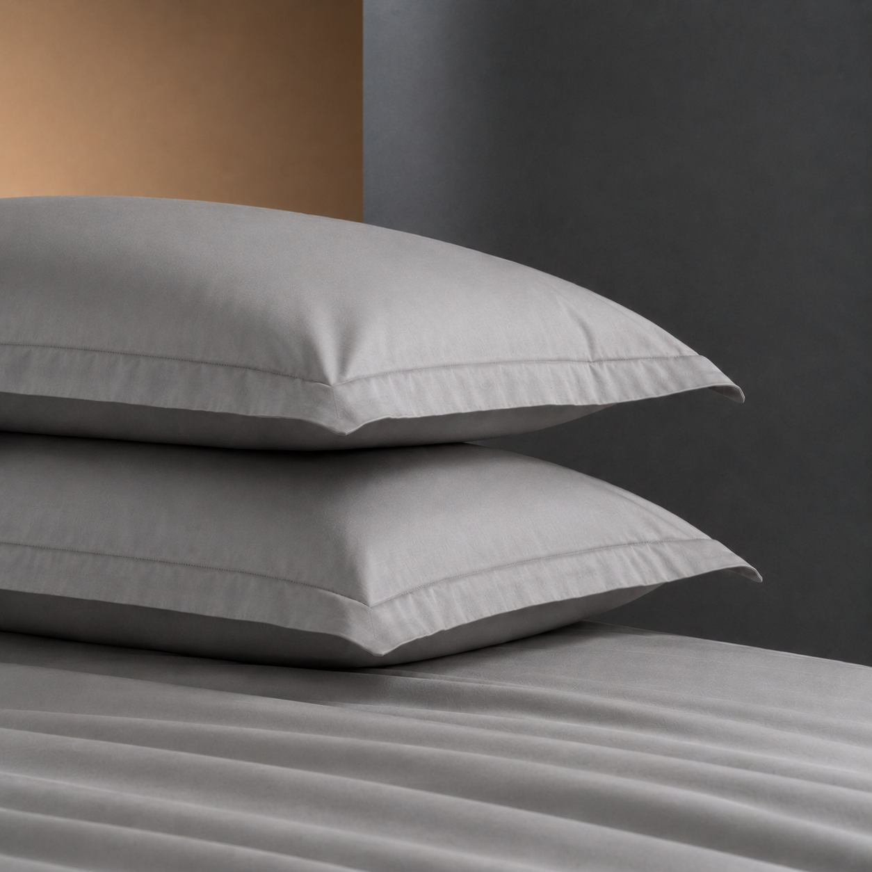 Coppia Federe Cotone Madapolam PAINT Letto Riviera 50 x 80 Acciaio
