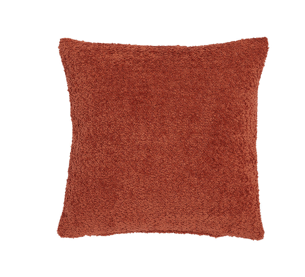 Fodera Cuscino Arredo BOUCLÈ Made in Italy Soggiorno Moreali Tessile Casa 35 x 50 Coccio 05