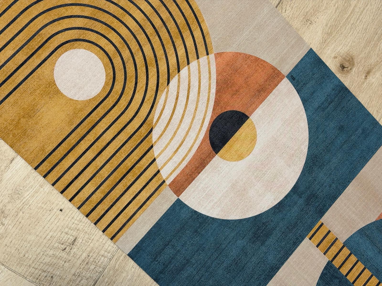 Tappeto Da Cucina al Metro Geometric Soggiorno Moreali Tessile Casa