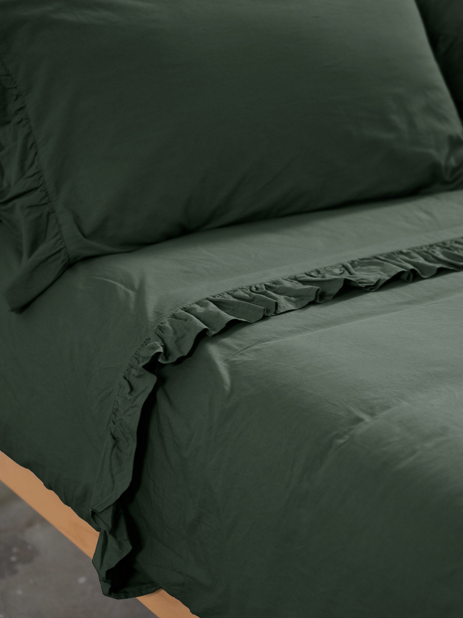 Parure Copripiumino No-Stiro FRAPPA Letto Moreali Tessile Casa Matrimoniale Eden