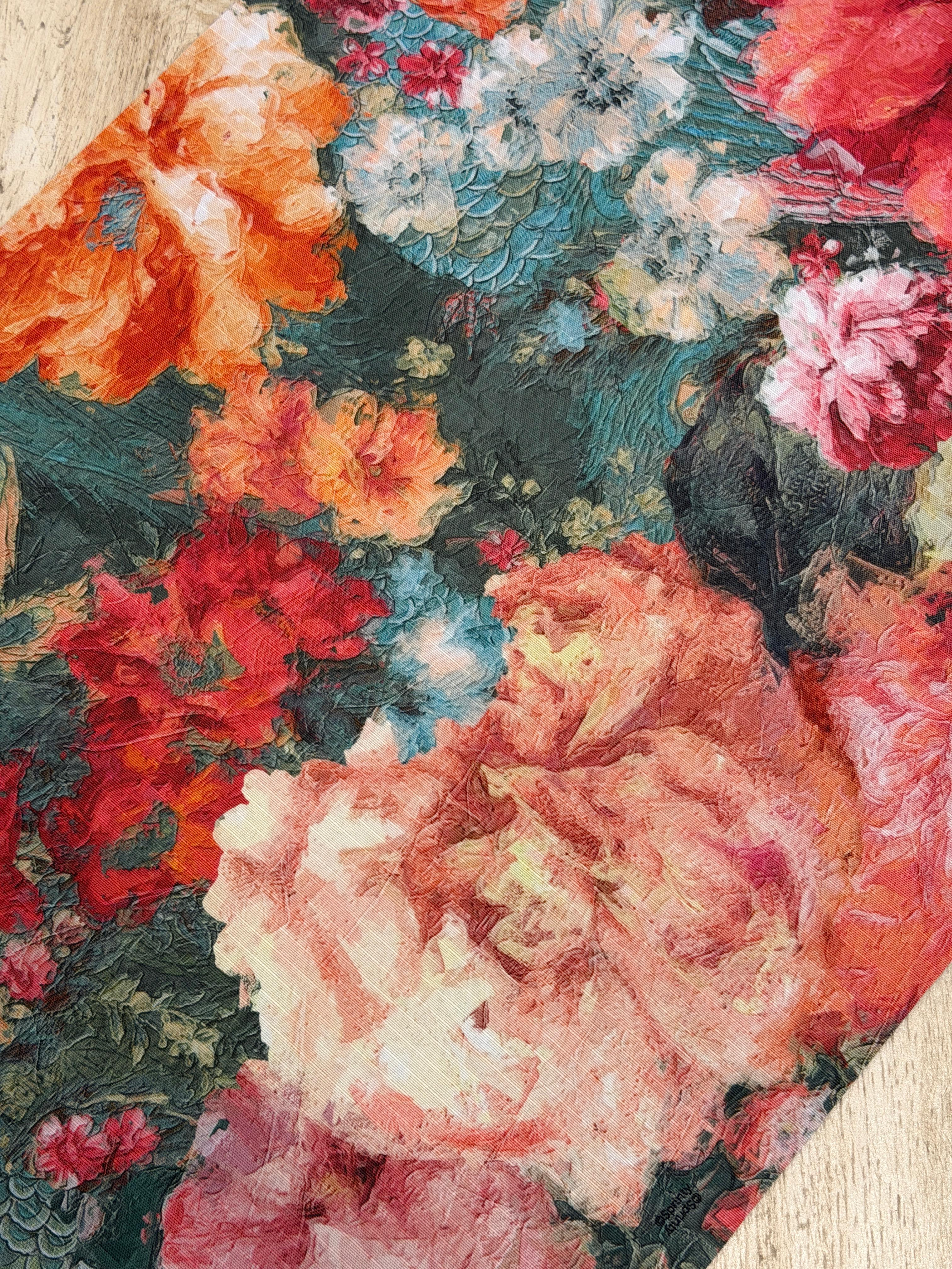 Tappeto Da Cucina al Metro Acquerello Soggiorno Moreali Tessile Casa