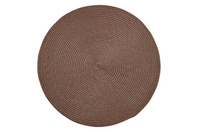 Set 4 Sottopiatti INTRECCIO Accessorio Moreali Tessile Casa Diametro 38 Marrone