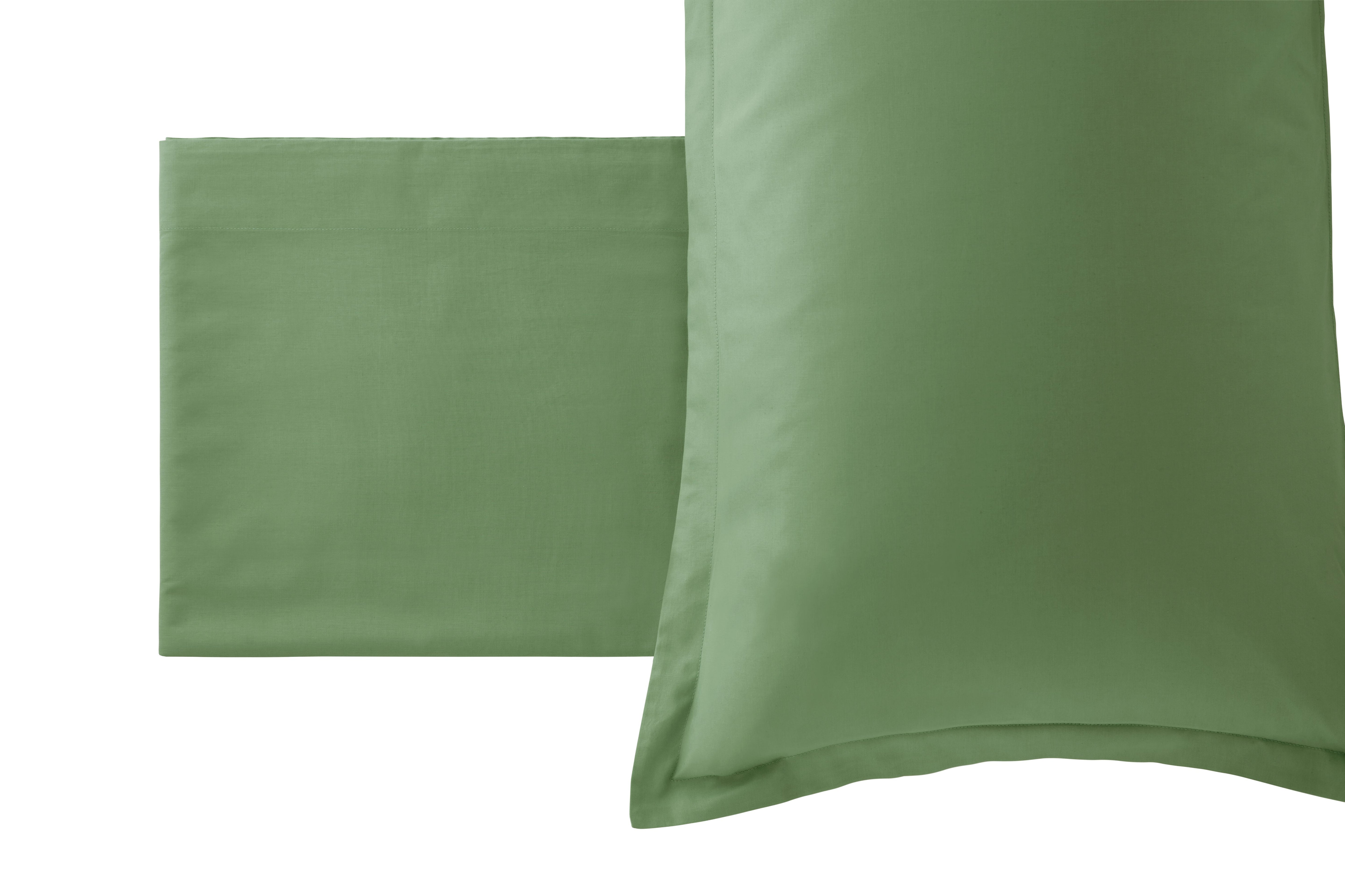 Parure Lenzuola Madapolam MINIMAL Letto Moreali Tessile Casa Matrimoniale Verde