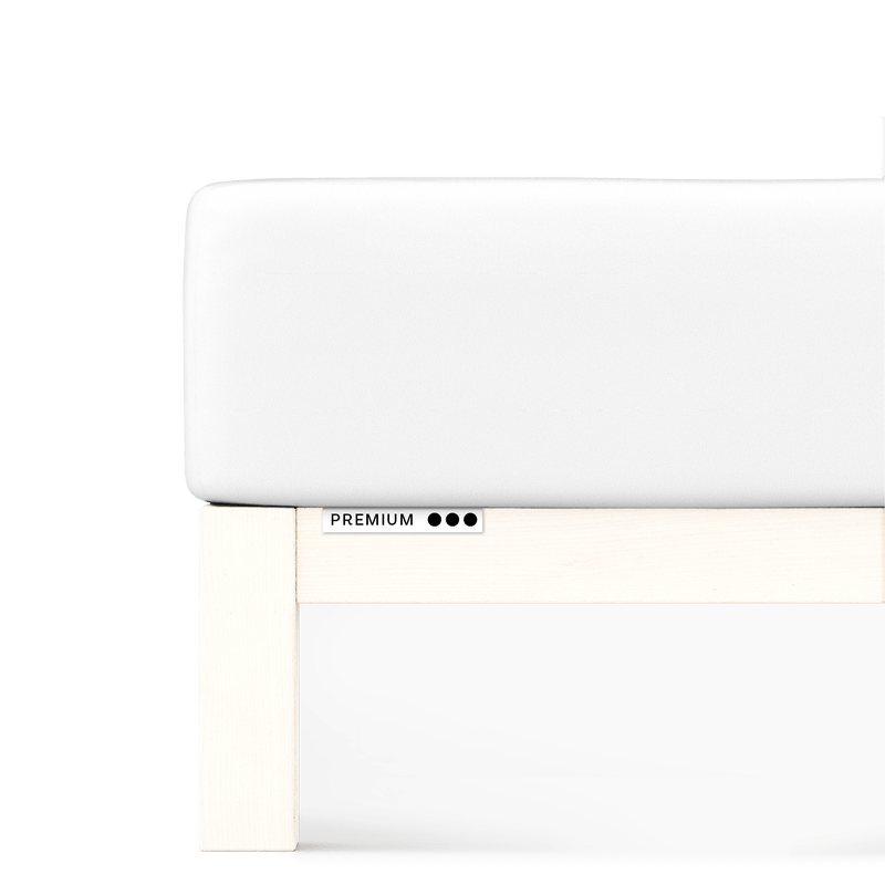 Sotto con Angoli in Jersey PREMIUM Letto Moreali Tessile Casa Franc./Matr. Standard | da 140x190 a 160x220 Bianco 101