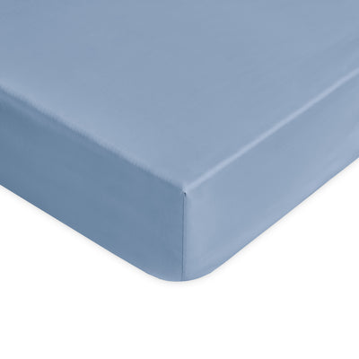 Sotto con Angoli Percalle 200TC Eterno Letto Moreali Tessile Casa Matrimoniale 160/180 x 200 Azzurro Polvere