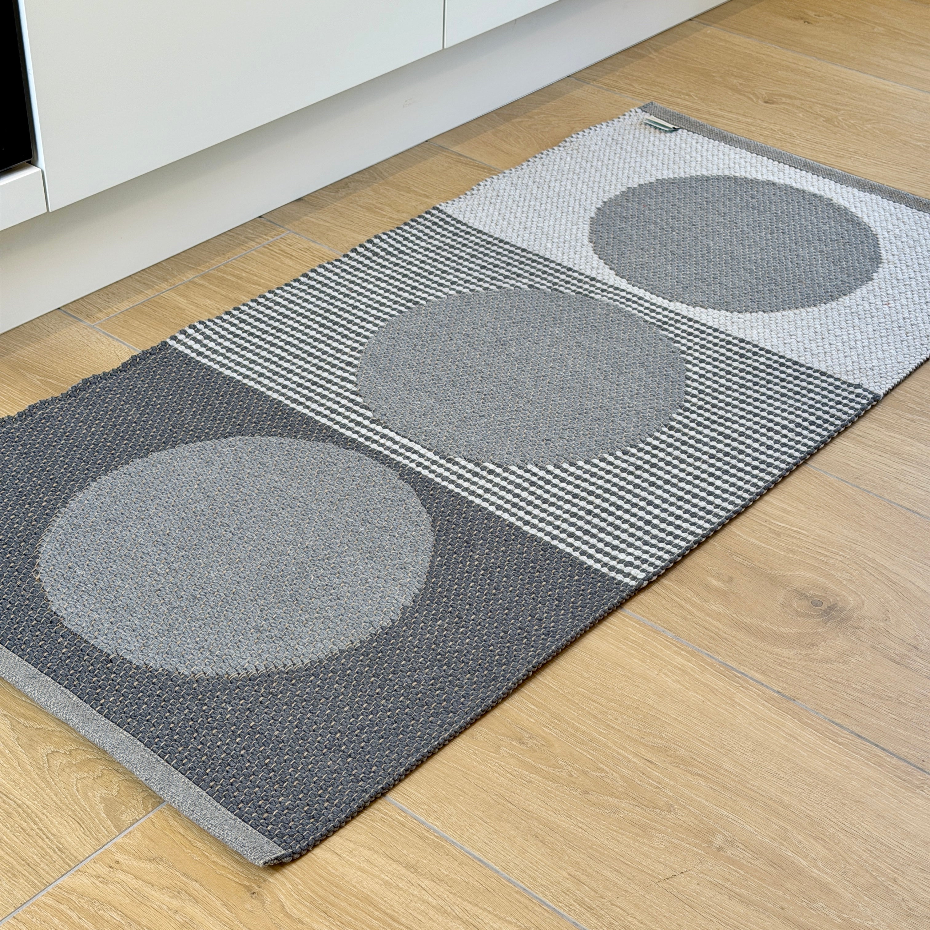 Tappeto Artigianale Jacquard Lino/Cotone POP ART Soggiorno Moreali Tessile Casa