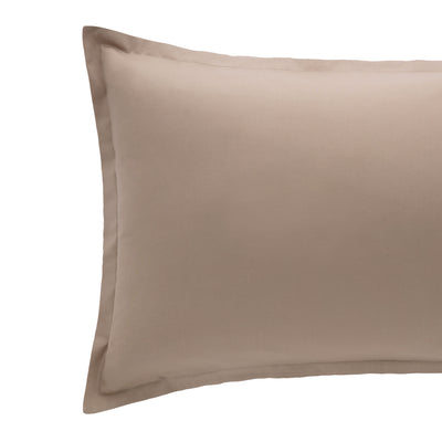 Coppia Federe Cotone MADAPOLAM Letto Riviera 50 x 80 Marron Glacè