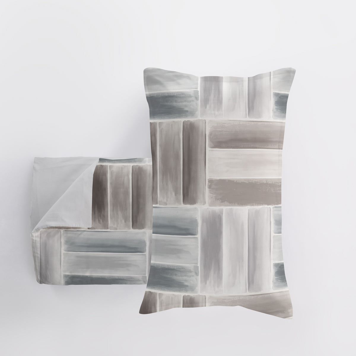 Parure Copripiumino Raso 300TC Gabriel Letto Galizzi Matrimoniale Grigio Tempesta