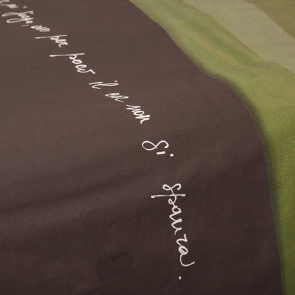 Parure Copripiumino Percalle Stampa Digitale INTRUSI D'AUTORE Letto Moreali Tessile Casa