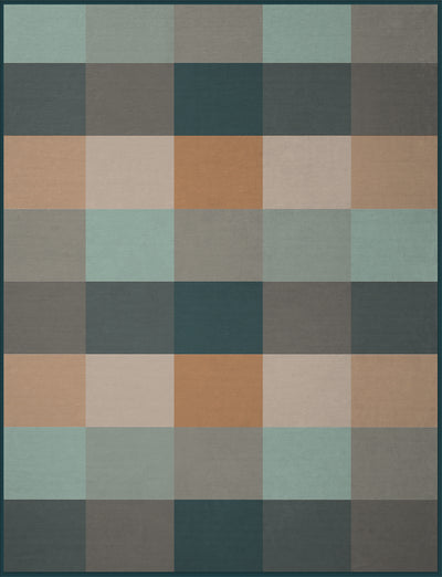 Plaid Caldo Cotone Chess Soggiorno Borbo