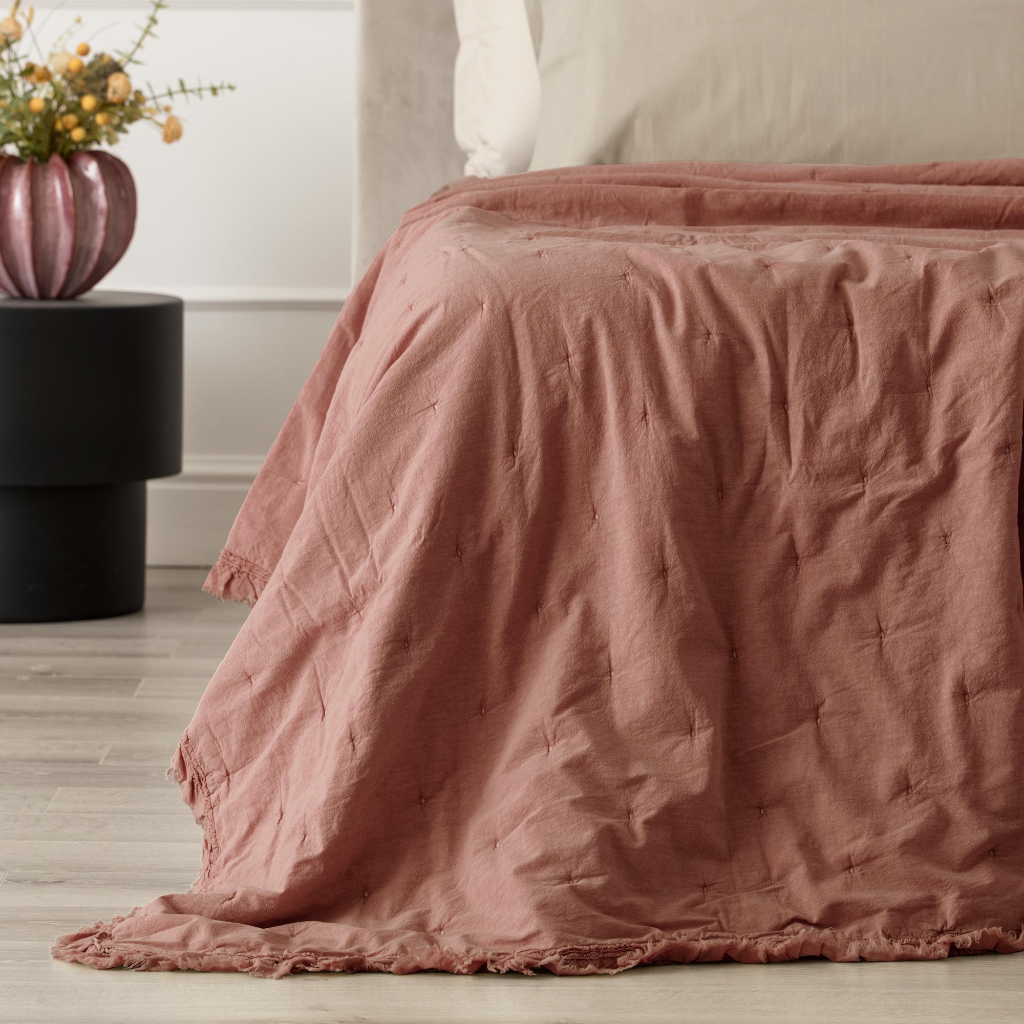 POPUP - Trapuntino Cotone Stone Washed FERNANDA Letto Riviera