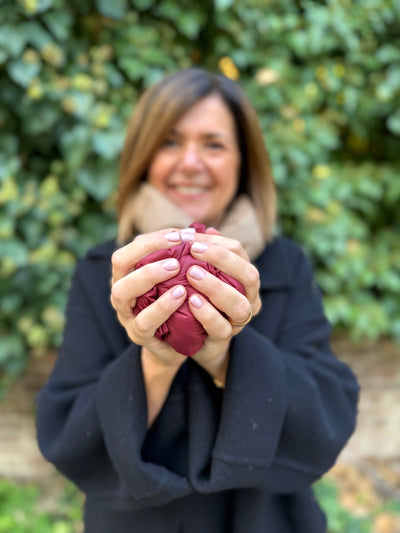 Sciarpa in Piumino d'Oca Abbigliamento Moreali Tessile Casa