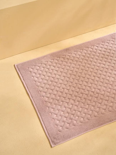 Tappeto Gommato in Spugna Intrecciata CAREZZA Bagno Moreali Tessile Casa