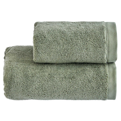 Set Asciugamani Super Soft ABBRACCIO Bagno Moreali Tessile Casa 60 x 100 / 40 x 60 Verde