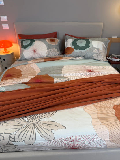 Parure Copripiumino Flower Power 2532 Letto Cogal