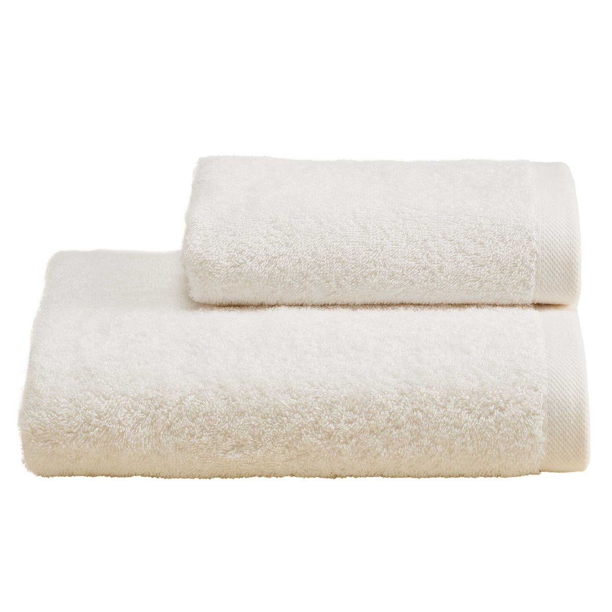 POPUP - Set Asciugamani Soft CAREZZA Bagno Moreali Tessile Casa 60 x 110 / 40 x 60 Avorio