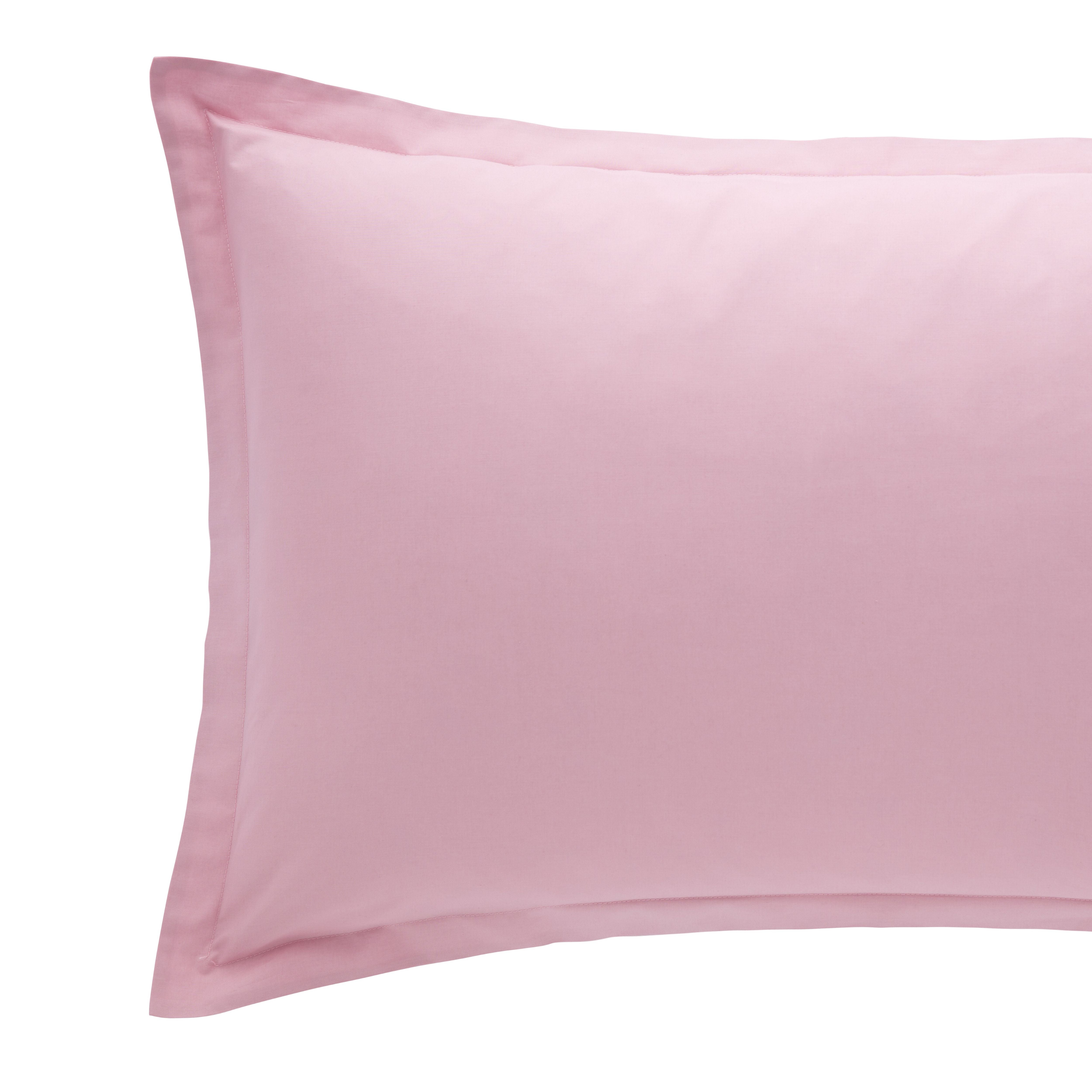 Coppia Federe Cotone MADAPOLAM Letto Riviera 50 x 80 Rosa Antico