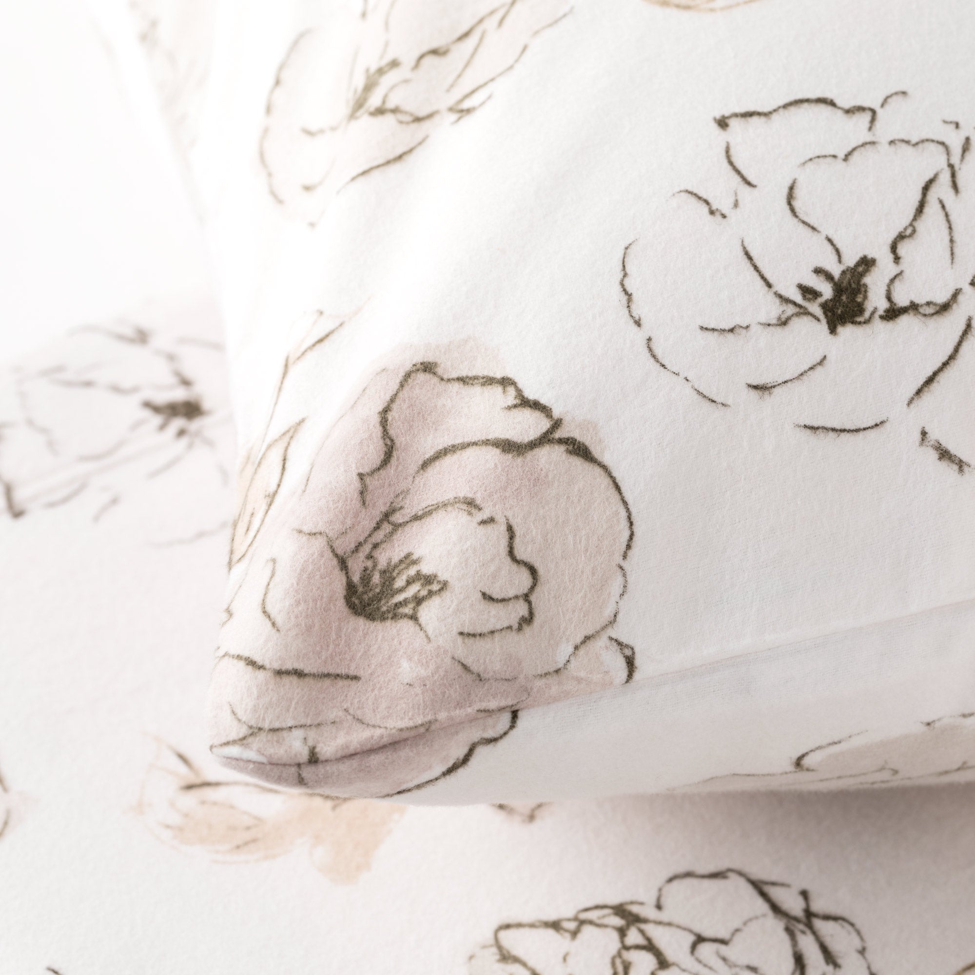 Completo Lenzuola Flanella Cotone Stampato Hermosa Letto Riviera