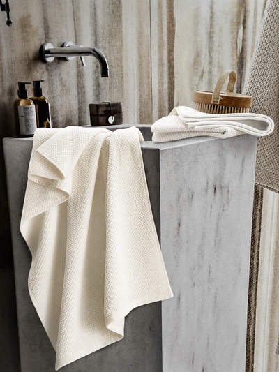 Coppia Asciugamani Jacquard CHICCHI DI RISO