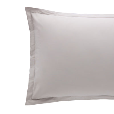 Coppia Federe Cotone MADAPOLAM Letto Riviera 50 x 80 Grigio Perla