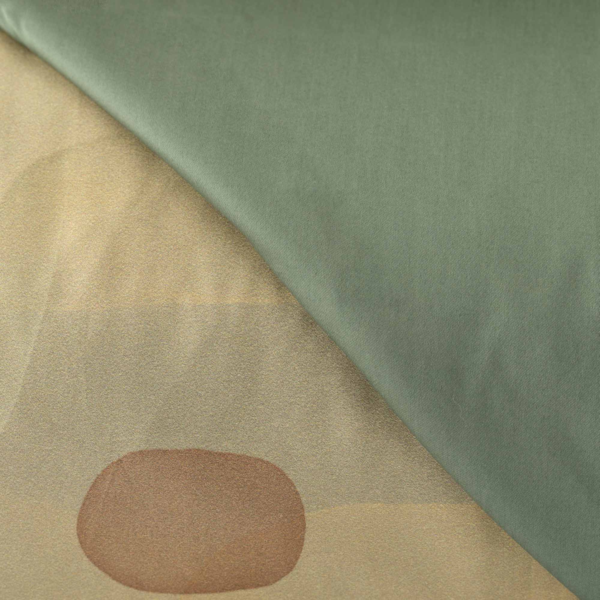 Completo Lenzuola Copriletto Raso 300TC Stampa Digitale Aqua Letto Reevèr