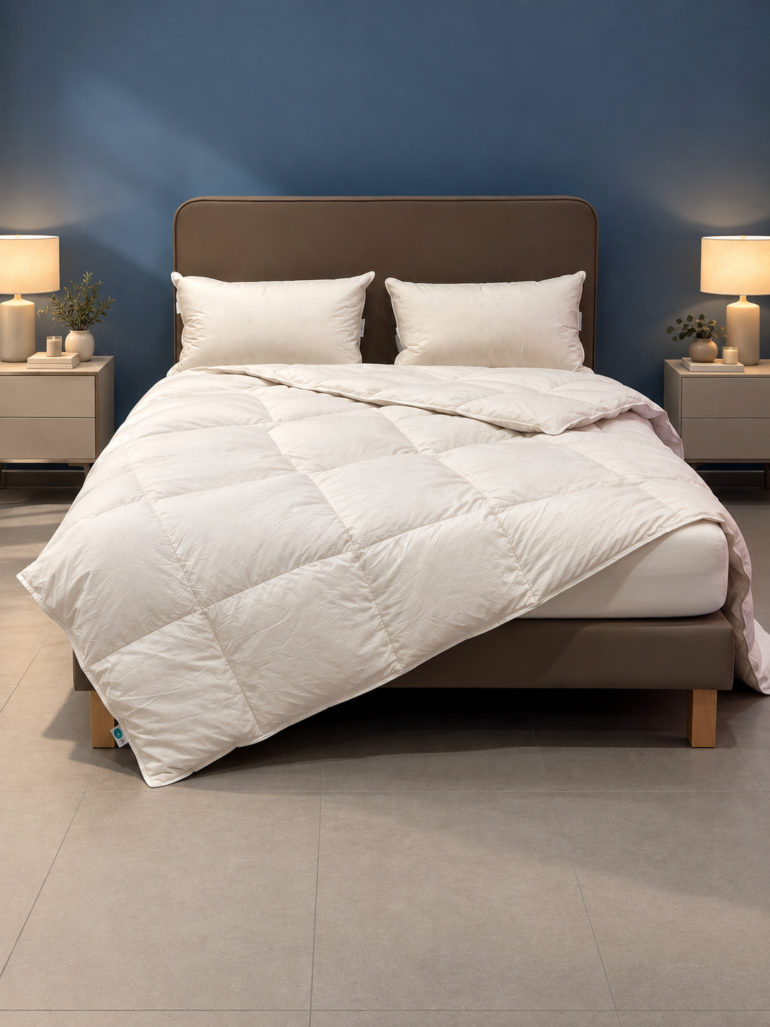 Piumino d'oca Winter EASY Letto Cinelli x Moreali Singolo 155 x 215 Caldo
