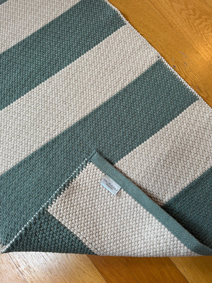 Tappeto Artigianale Lino/Cotone STRIPES Soggiorno Moreali Tessile Casa