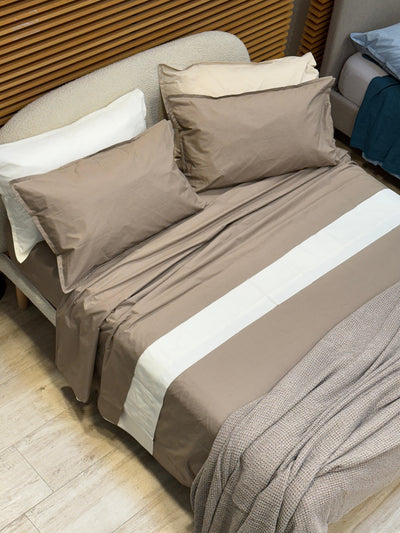 Parure Lenzuola Percalle 200TC Eterno Letto Moreali Tessile Casa