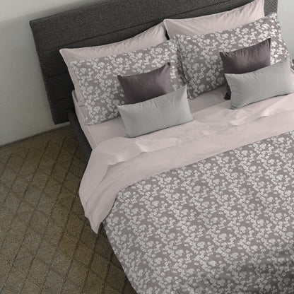 Parure Copripiumino Living 2335 Letto Cogal Matrimoniale Tortora