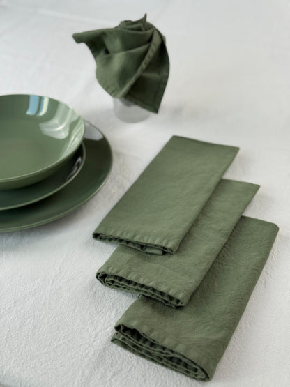 Set 4 Tovaglioli No-Stiro Cotone STONE Cucina Moreali Tessile Casa