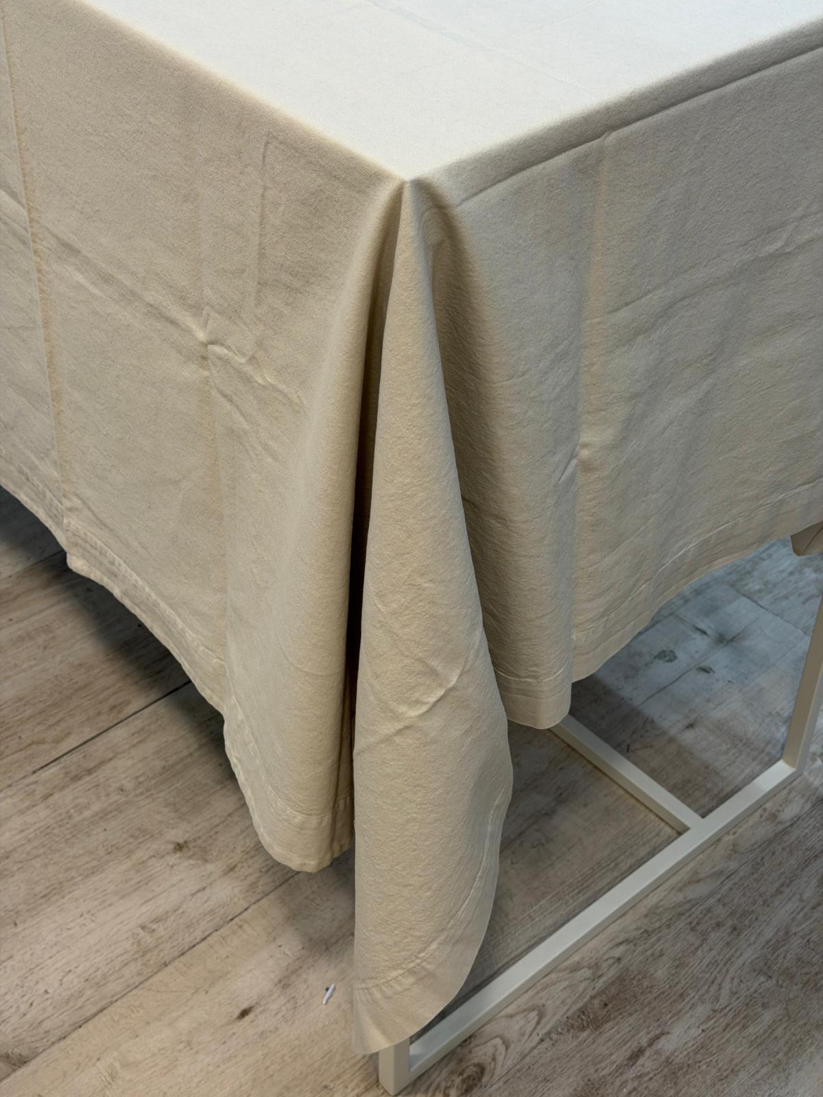 POPUP - Tovaglia Stone Washed PANAMA Cucina Moreali Tessile Casa 140 x 180 Corda