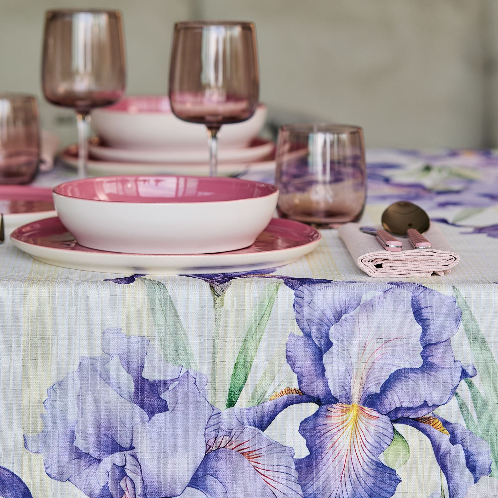 Tovaglia Antimacchia Morbida Stampata RINASCITA Cucina Maison Sucrée