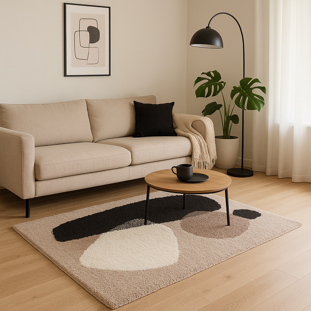 Tappeto Soggiorno Kalos Soggiorno Moreali Tessile Casa 120 x 170 Tortora