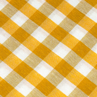 Tovaglia Quadri Tinto Filo DELLA NONNA Cucina Moreali Tessile Casa 140 x 180 Giallo v.05