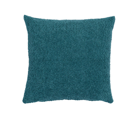 Fodera Cuscino Arredo BOUCLÈ Made in Italy Soggiorno Moreali Tessile Casa 35 x 50 Ottanio 09