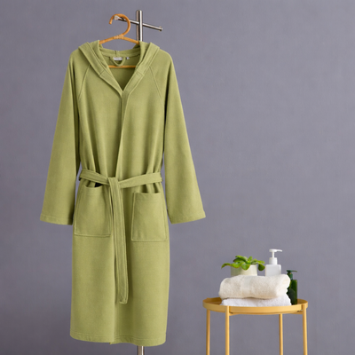 Accappatoio Unisex Microspugna WIMBLEDON Bagno Riviera S Verde