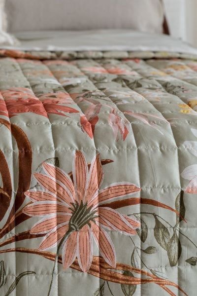 Trapuntino in Raso 300TC Stampa Digitale HEATHER Letto Reevèr