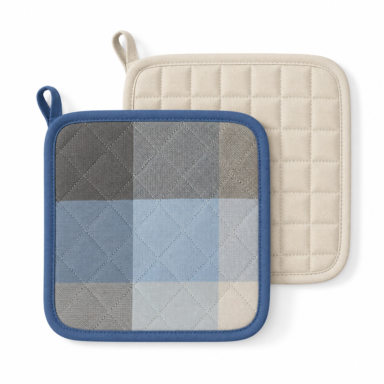 Set 2 Presine Tinto Filo HUDSON + Corda Cucina Bossi x Moreali 20 x 20 Tinto Filo