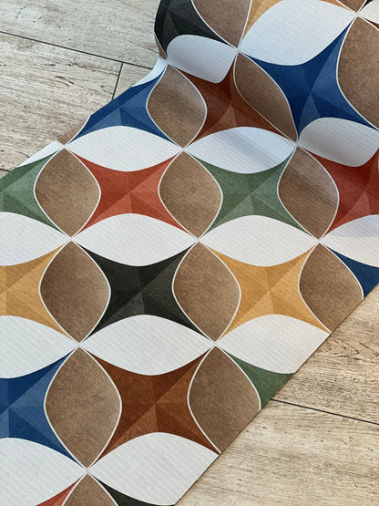 Tappeto Da Cucina al Metro Petali Soggiorno Moreali Tessile Casa 52 cm Multicolor