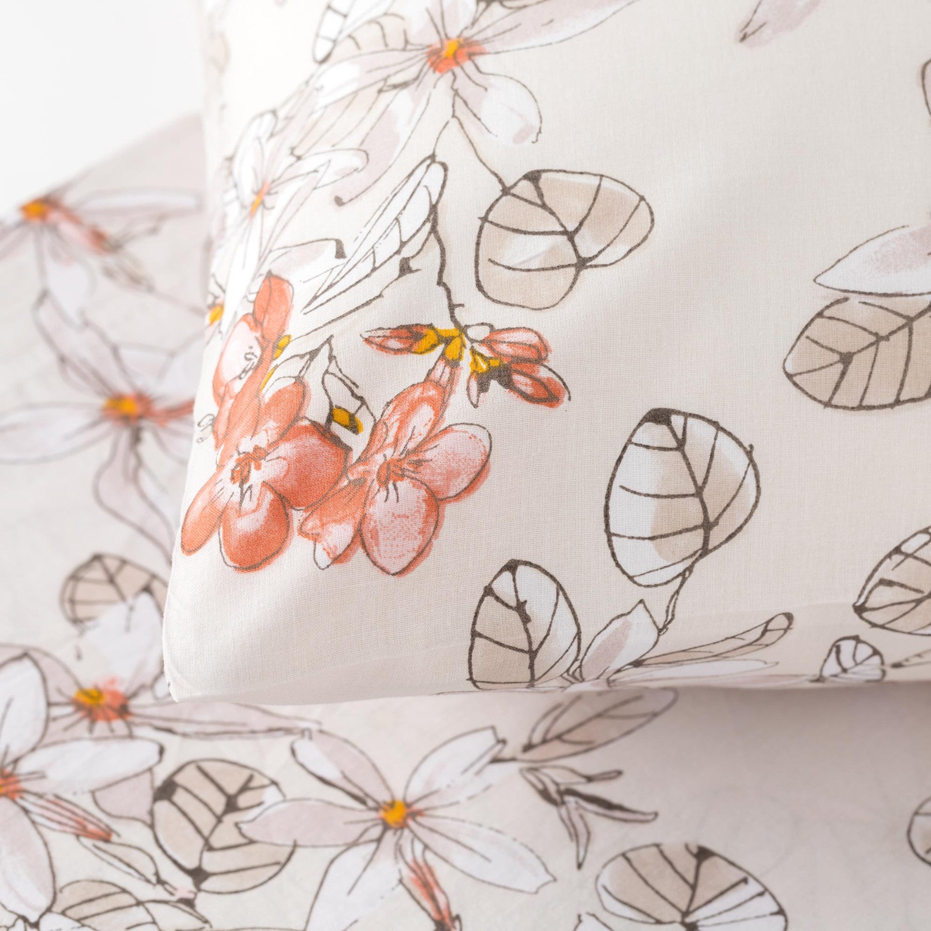 Completo Lenzuola Cotone Stampato Zoe