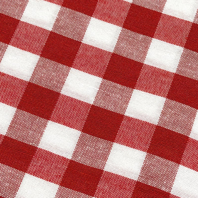 Tovaglia Quadri Tinto Filo DELLA NONNA Cucina Moreali Tessile Casa 140 x 180 Rosso v.08