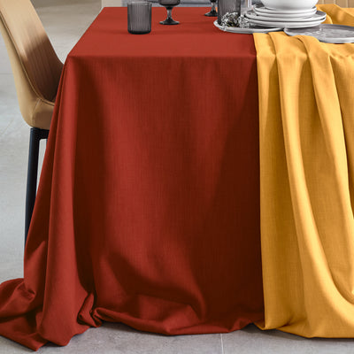 Tovaglia Antimacchia Morbida NO-STRESS Cucina Moreali Tessile Casa 6 Posti 155x180 Coccio