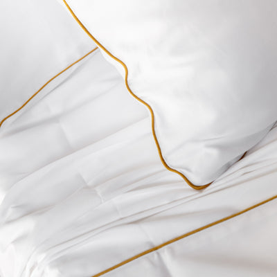 FINE SERIE Parure Lenzuola Raso Cotone Double Letto Moreali Tessile Casa